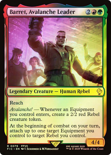 Barret, Avalanche Leader、Magic: The Gathering、kayou