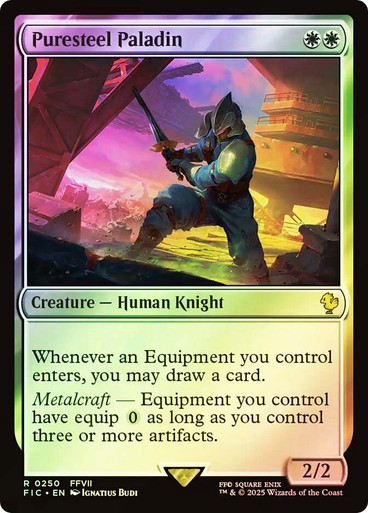 Puresteel Paladin、Magic: The Gathering、kayou