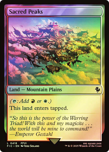 Sacred Peaks、Magic: The Gathering、kayou