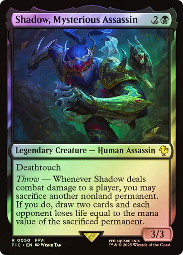 Shadow, Mysterious Assassin (Surge Foil) | FINAL FANTASY