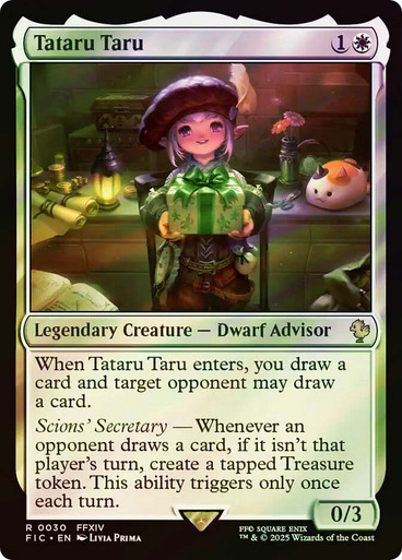 タタル・タル/Tataru Taru サージfoil mtg ff タタル・タル/Tataru Taru サージfoil mtg ff EX+](フルアート