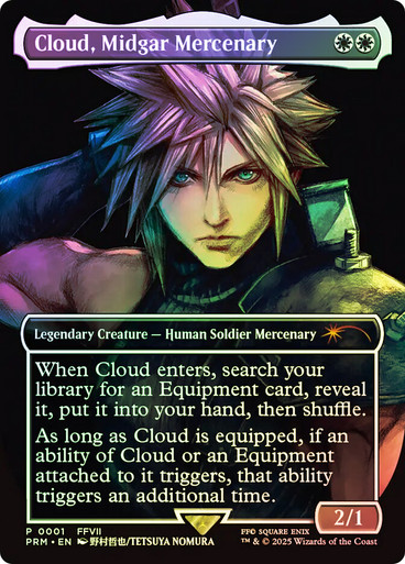 ミッドガルの傭兵クラウド Cloud, Midgar Mercenary MTG ミッドガルの傭兵クラウド Cloud, MTG Midgar Mercenary