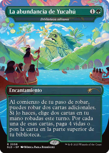 Sylvan Library (ECRET_SLD_2058-ESN)、Magic: The Gathering、kayou