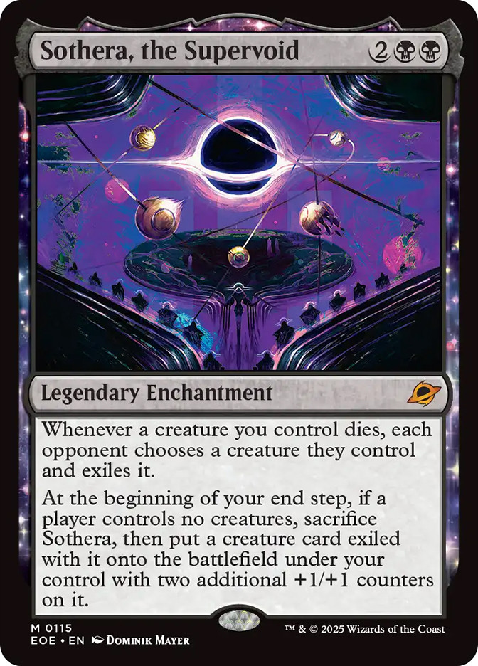 purple mtg cards Sothera, the Supervoid - Black