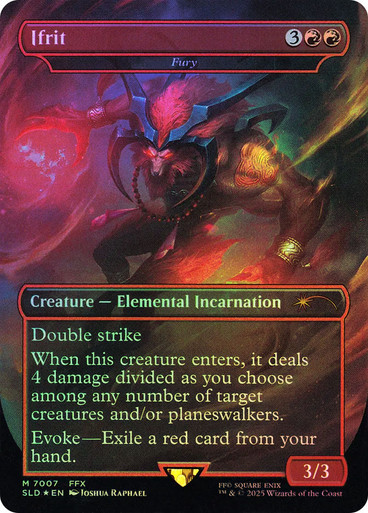 【PSA9】MTG 激情/Fury イフリート Secret Lair Fury (Ifrit) (FINAL FANTASY) | Secret Lair Drop | Star City Games