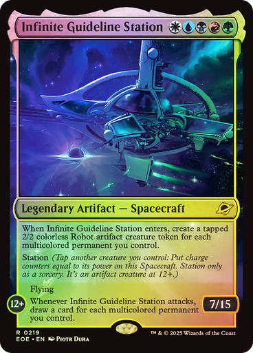 mtg station cards Infinite Guideline Station | Edge of Eternities