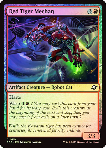 Red Tiger Mechan、Magic: The Gathering、kayou
