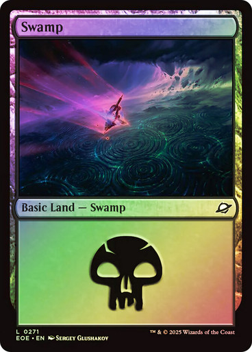 MTG foil 英語版 沼 Swamp Avon 0003 SLP ② SwampArenaUrzasSaga__97337.