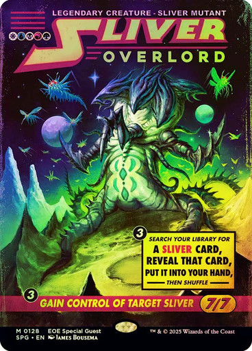 MTG　Sliver Overlord スリヴァーの 首領　foil　SPG Sliver Overlord (Borderless) | Special Guests | Star City Games
