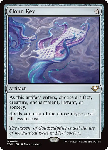 【未使用】MTG　雲の鍵/Cloud Key　プレイマット Cloud Key | Edge of Eternities Commander | Star City Games