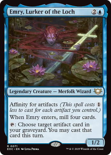 Emry, Lurker of the Loch、Magic: The Gathering、kayou