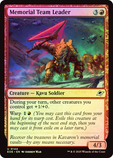 Memorial Team Leader、Magic: The Gathering、kayou