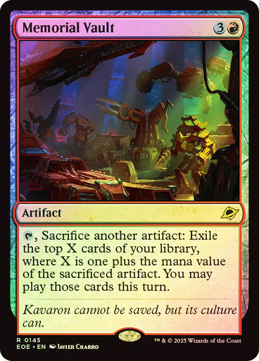Memorial Vault、Magic: The Gathering、kayou