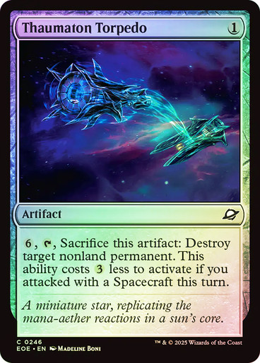 Thaumaton Torpedo、Magic: The Gathering、kayou
