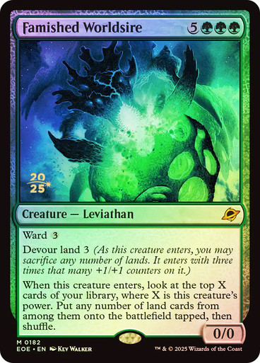 Famished Worldsire (RM-PRE_EOE_182-ENF)、Magic: The Gathering、kayou