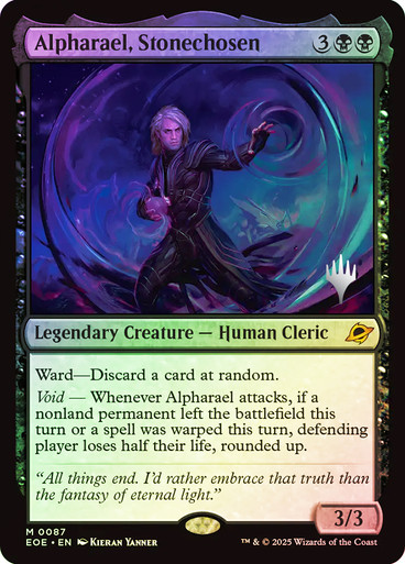 Alpharael, Stonechosen (PRM-PP_EOE_087-ENF)、Magic: The Gathering、kayou