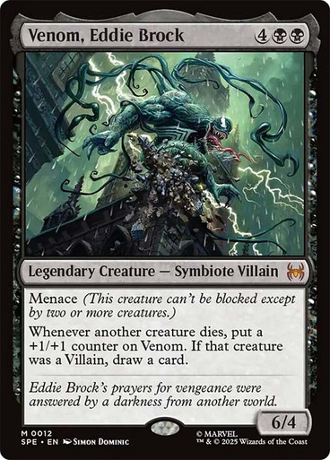 Eddie Brock & Venom 伝説のクリーチャーカードセット VenomEddieBrock__93994.