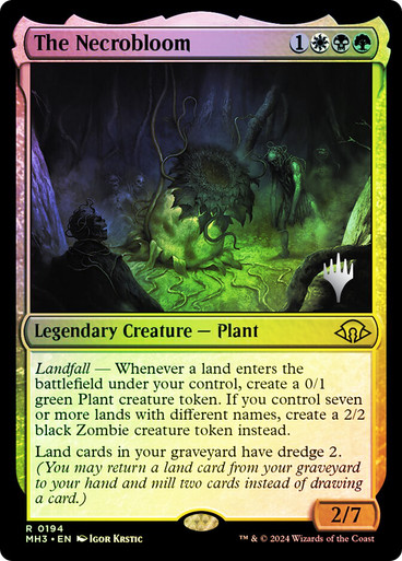 The Necrobloom (PRM-PP_MH3_194-ENF)、Magic: The Gathering、kayou