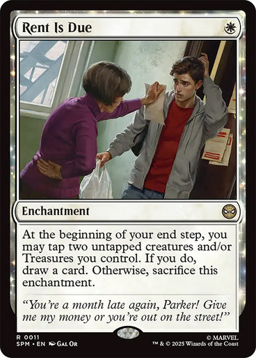 rent paper mtg cards Rent Is Due | Marvel's Spider-Man