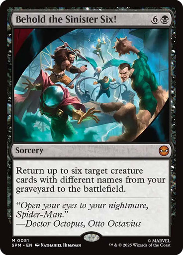 Behold the Sinister Six! PAXWEST2025プロモ Behold the Sinister Six! MTG - Promo Cards #2 (English
