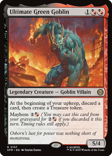 Ultimate Green Goblin (SPM-157)、Magic: The Gathering、kayou