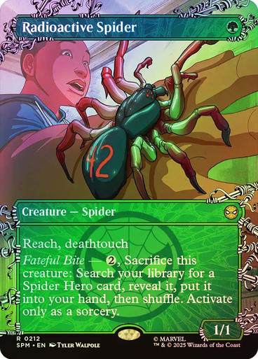 radioactive spider card mtg SPM] Radioactive Spider and Spiders-Man, Heroic Horde : r/mtg