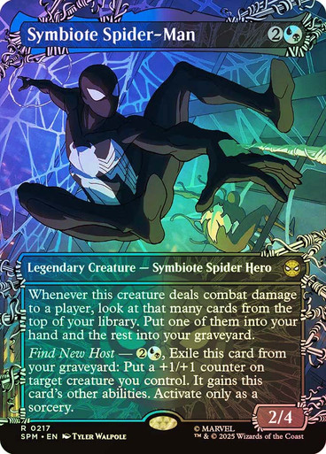 mtg spider man cards list Marvel's Spider-Man Eternal (SPE) Card Gallery Scryfall Magic: The Gathering Search Product%20Details%0AYour%20friendly%20neighborhood%20Spider Symbiote Spider-Man | Marvel's Spider-Man