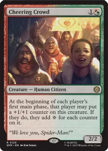 Cheering Crowd (SPM-126)、Magic: The Gathering、kayou