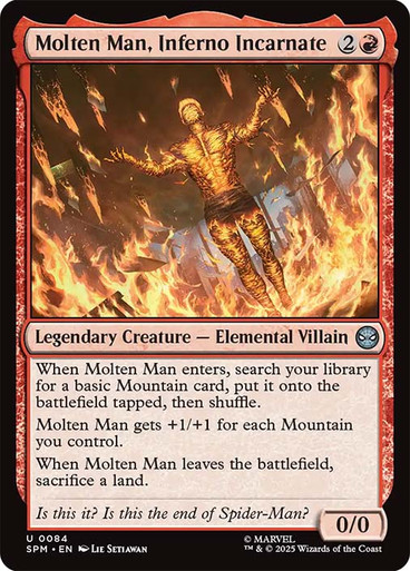 Molten Man, Inferno Incarnate (SPM-084)、Magic: The Gathering、kayou