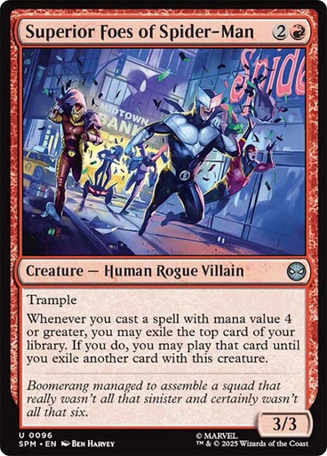 Superior Foes of Spider-Man、Magic: The Gathering、kayou