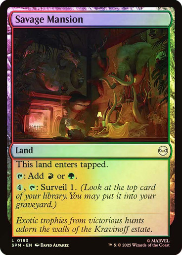 Savage Mansion、Magic: The Gathering、kayou