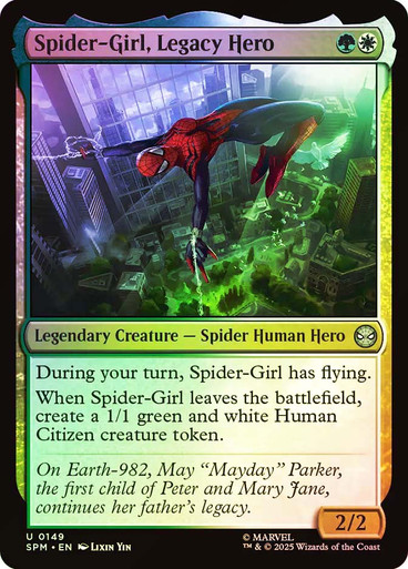 Spider-Girl, Legacy Hero、Magic: The Gathering、kayou