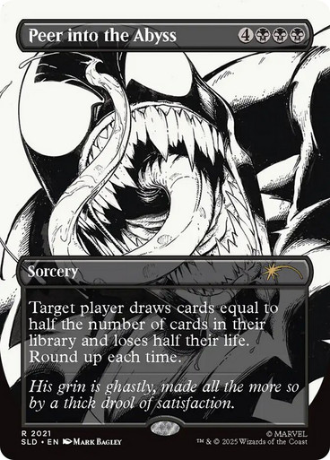 Peer into the Abyss (ECRET_SLD_2021-ENN)、Magic: The Gathering、kayou