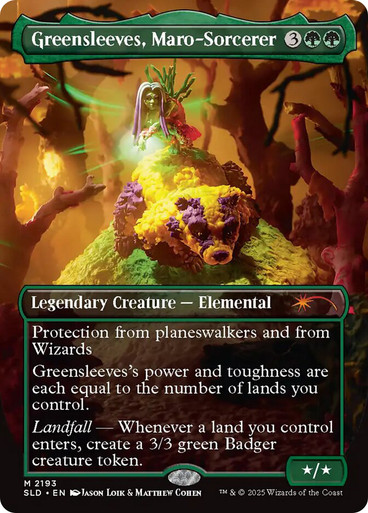 Greensleeves, Maro-Sorcerer (ECRET_SLD_2193-ENN)、Magic: The Gathering、kayou