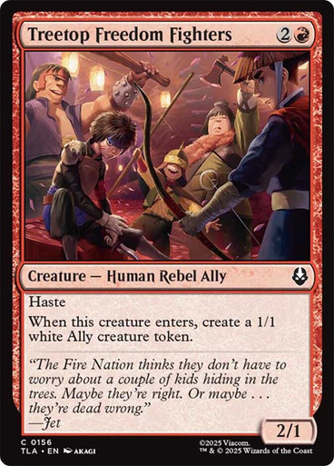 Treetop Freedom Fighters (TLA-156)、Magic: The Gathering、kayou
