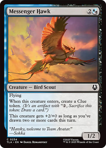 Messenger Hawk、Magic: The Gathering、kayou
