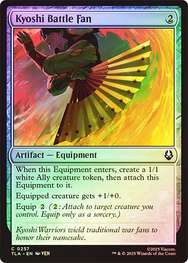 Kyoshi Battle Fan、Magic: The Gathering、kayou