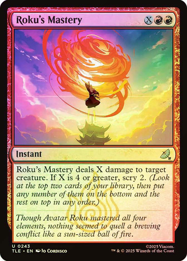 Roku's Mastery、Magic: The Gathering、kayou