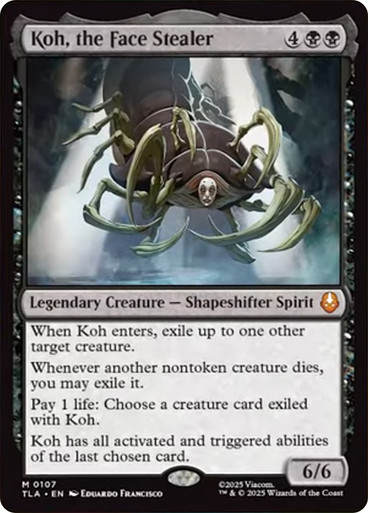 Koh, the Face Stealer、Magic: The Gathering、kayou
