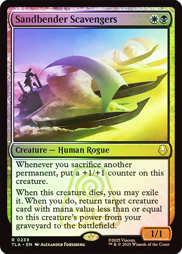 Sandbender Scavengers (TLA-239)、Magic: The Gathering、kayou