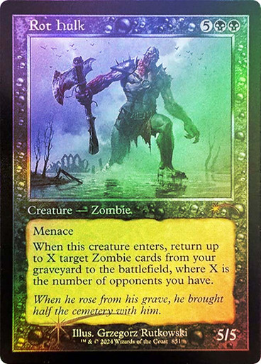 MTG foil 英語版 腐敗の巨体 Rot Hulk 旧枠 Rot Hulk (Retro Frame) • Secret Lair Series (SLD) #851