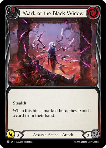 Mark of the Black Widow (Red) | Armory Deck: Arakni | Star City Games