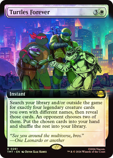 ninja turtles mtg cards Magic: The Gathering | Teenage Mutant - Bundle | 9 Play Boosters, 30 Lands, Foil Alt-Art Promo Card + Exclusive Accessories Unleash mutagenic mayhem and battle your friends in Commander First look at the newly