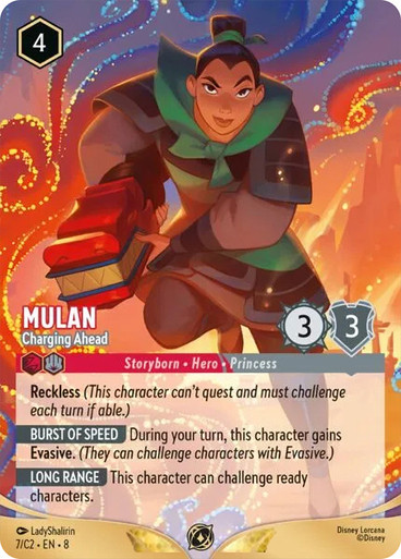 Mulan - Charging Ahead (Challenge) (#007) | Promotional Cards
