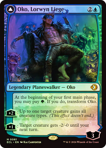 mtg oko card Amazon.com: Throne of Eldraine Oko, The Trickster Planeswalker Deck |  Ready-to-Play
