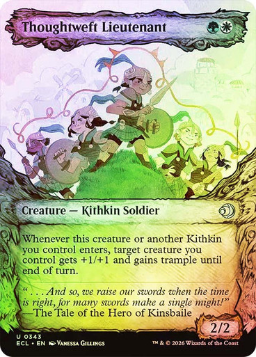 Thoughtweft Lieutenant SGL-MTG-ECL2-343-ENF、Magic: The Gathering、kayou