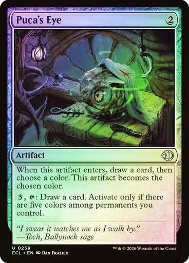 Puca's Eye SGL-MTG-ECL-259-ENF、Magic: The Gathering、kayou