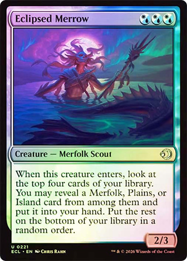 Eclipsed Merrow SGL-MTG-ECL-221-ENF、Magic: The Gathering、kayou