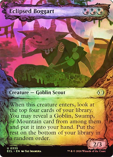 Eclipsed Boggart SGL-MTG-ECL2-335-ENF、Magic: The Gathering、kayou