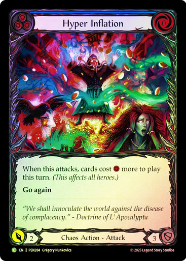 Over Magic Inflations Hyper Inflation (Blue) | Compendium of Rathe | Star City Games